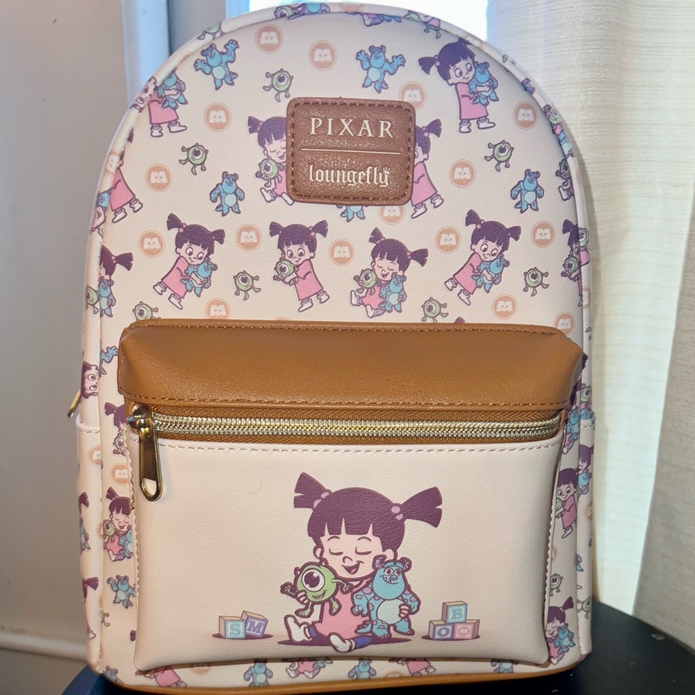 Loungefly Disney Pixar Monsters Inc Boo Mini Backpack